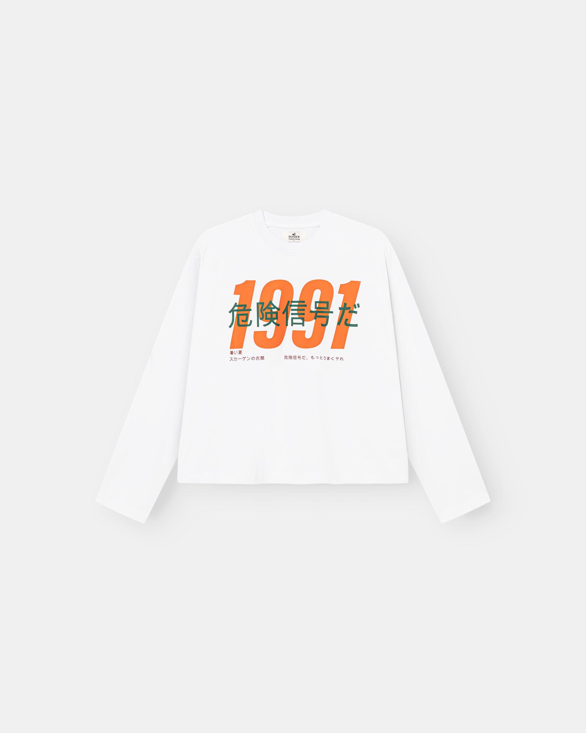 Tokyo sun longsleeve White